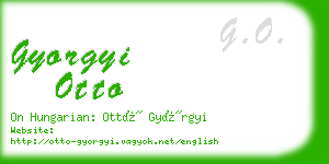 gyorgyi otto business card